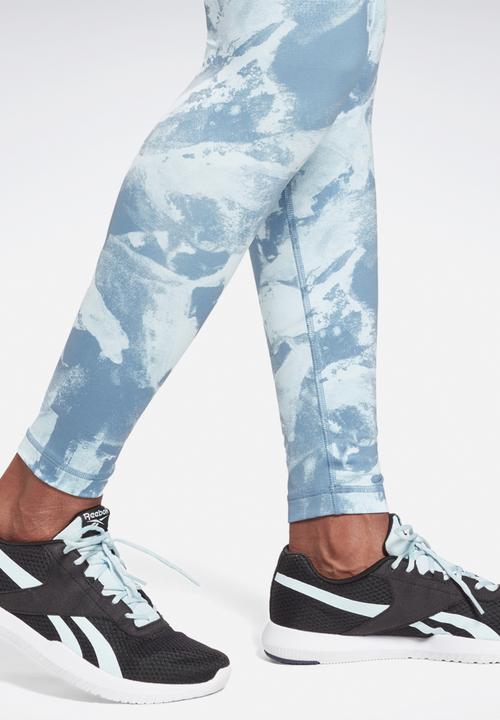 Reebok - Myt aop poly tights - blue slate