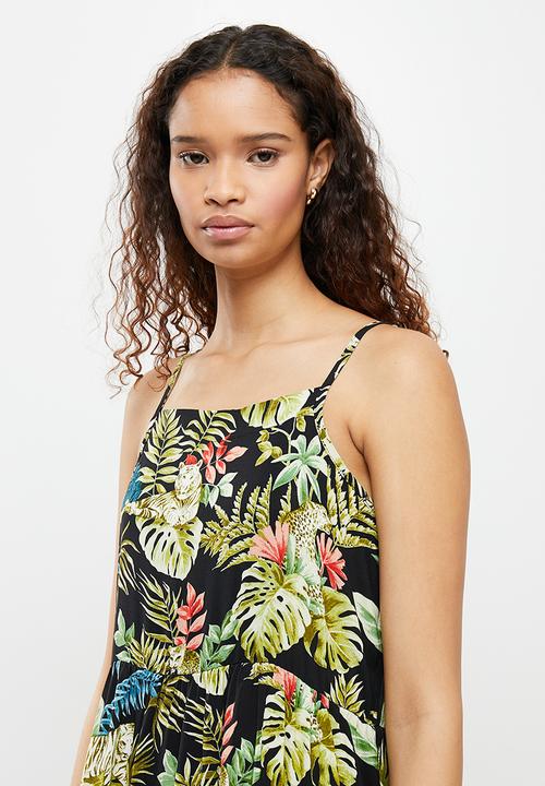 Volcom - Snakedown dress - black tropical