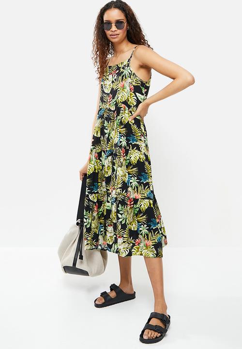 Volcom - Snakedown dress - black tropical