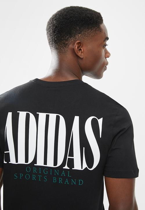 adidas Originals - Trefoil script - black