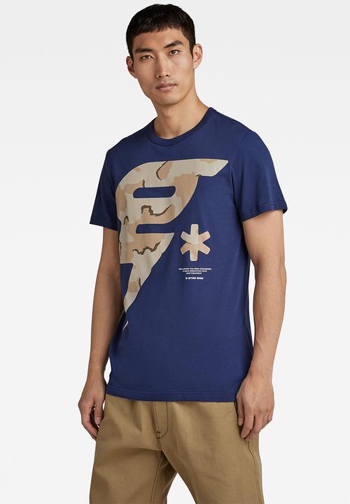 G-STAR - Graphic 13 r t s\s - imperial blue