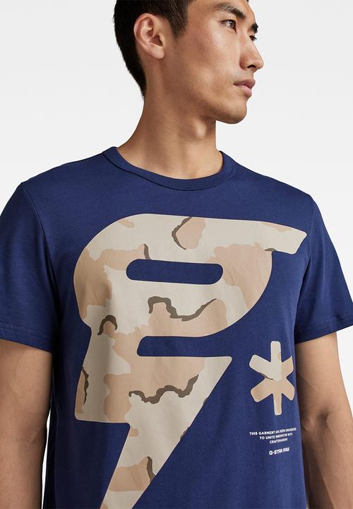 G-STAR - Graphic 13 r t s\s - imperial blue