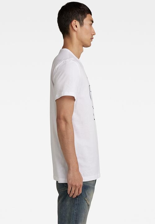 G-STAR - Graphic 10 r t s\s - white