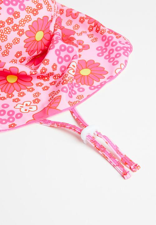 Pop Candy - Girls flower sunhat - pink
