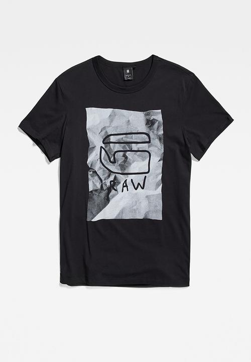G-STAR - Graphic 9 r t s\s - dk black
