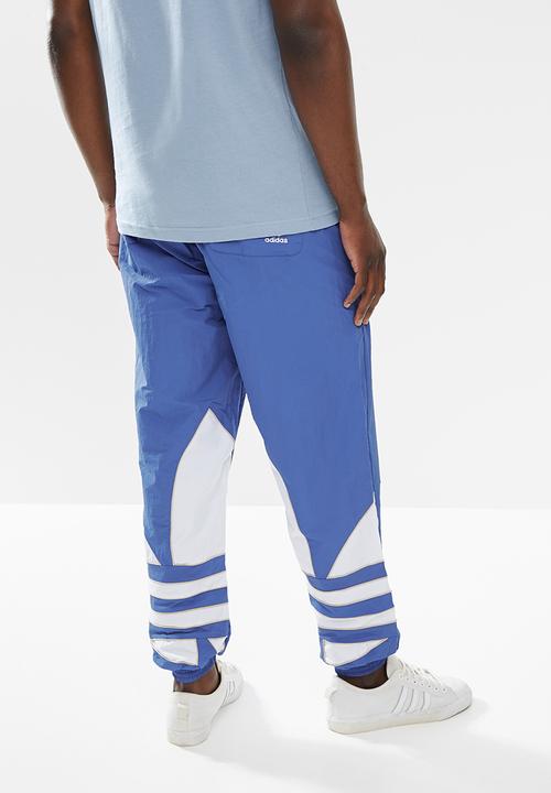 adidas Originals - Men Big Trefoil Colorblock Woven Track Pants- blue 