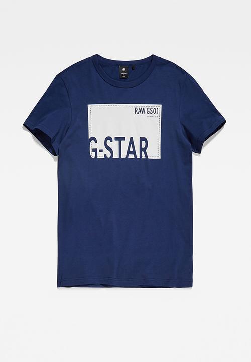 G-STAR - Graphic 8 r t s\s - imperial blue