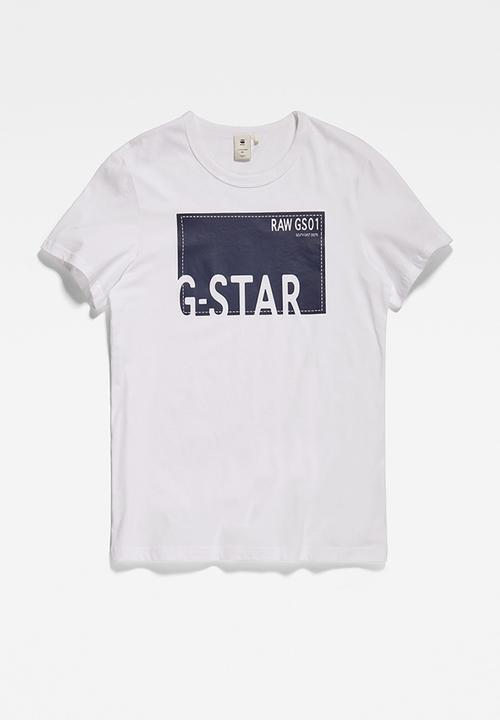 G-STAR - Graphic 8 r t s\s - white