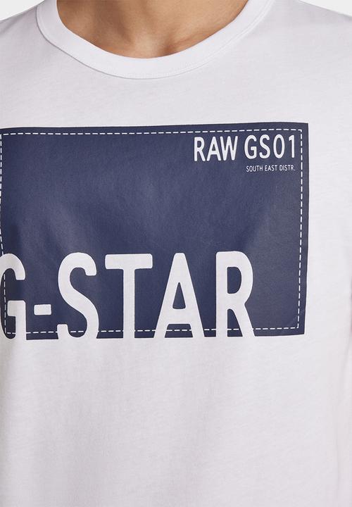 G-STAR - Graphic 8 r t s\s - white