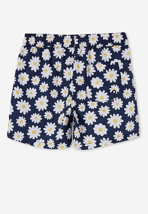 Cotton On - Bailey board short - indigo/daisy