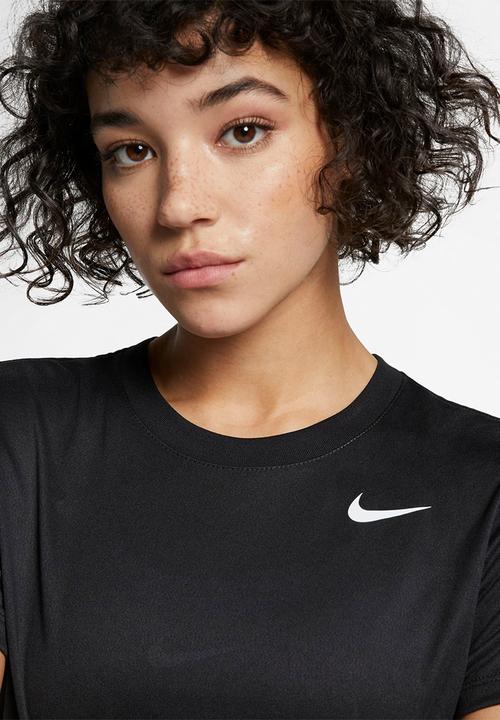Nike - W nk dry leg tee crew - black