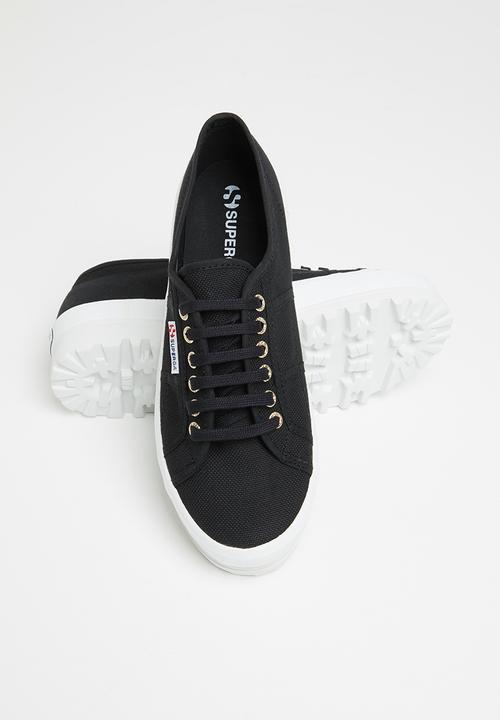 SUPERGA - Aay black pale gold