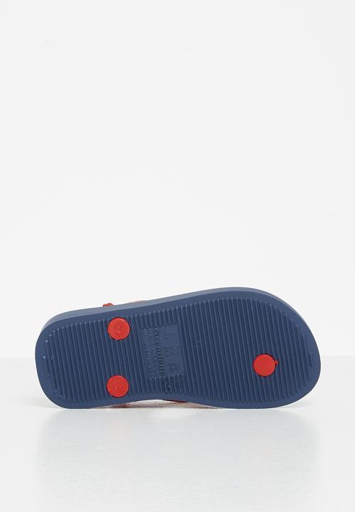 Ipanema - Boys character thong slipper - navy & red