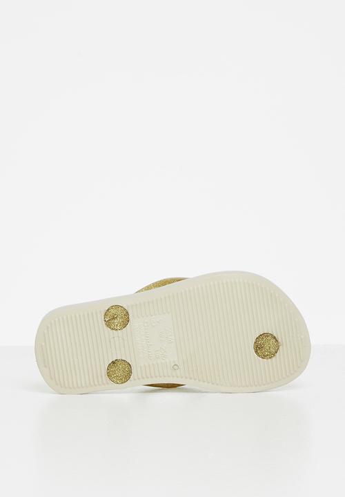 Ipanema - Ipanema glitter flip flops - gold