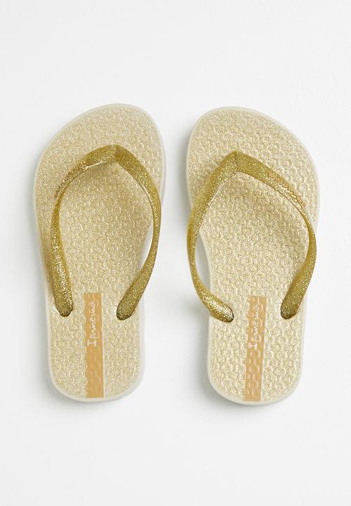 Ipanema - Ipanema glitter flip flops - gold