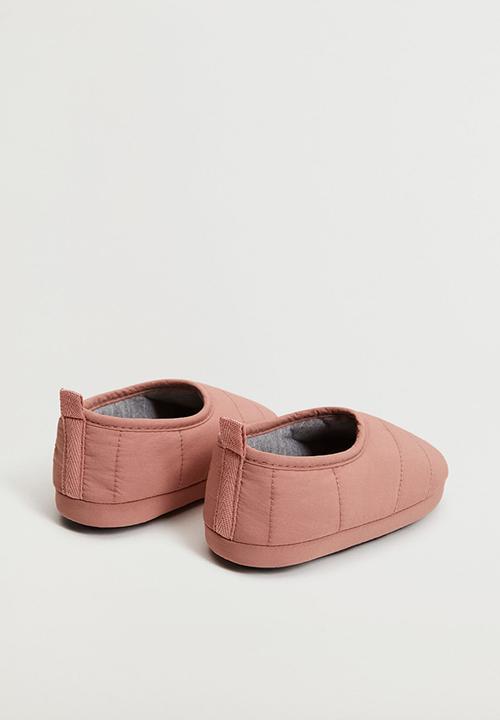 MANGO - Coccon slipper - pink