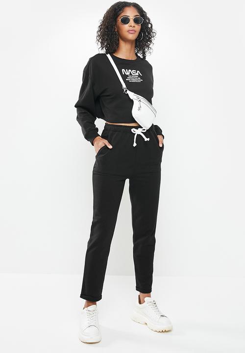 Blake - Fleece jogger - black