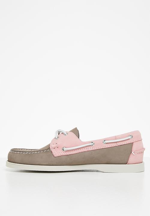 Sebago - Portland archive - mid grey & pink