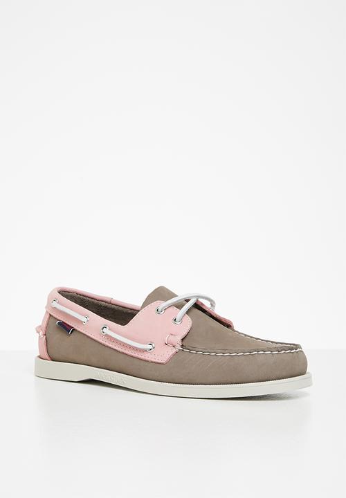 Sebago - Portland archive - mid grey & pink