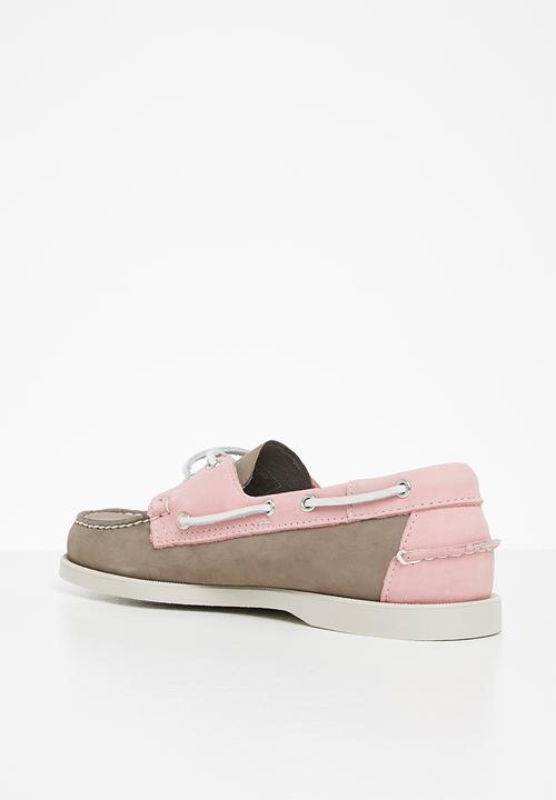 Sebago - Portland archive - mid grey & pink