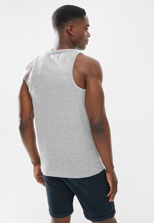 Superdry. - Vl tri vest - silver glass feeder