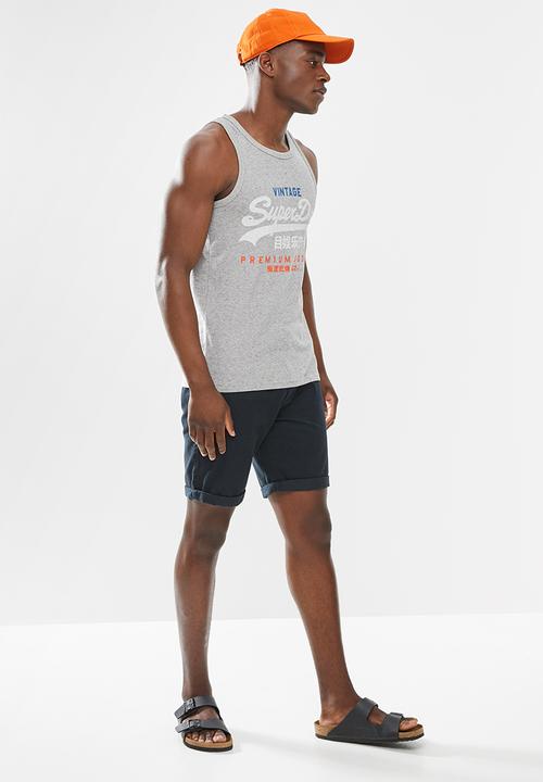 Superdry. - Vl tri vest - silver glass feeder