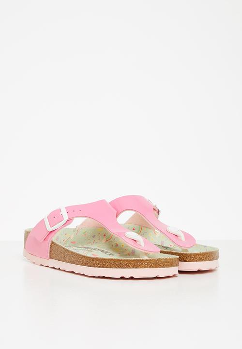 Birkenstock - Gizeh kids bf patent  - candy pink