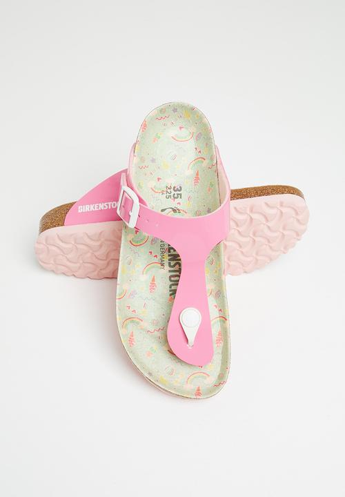 Birkenstock - Gizeh kids bf patent  - candy pink