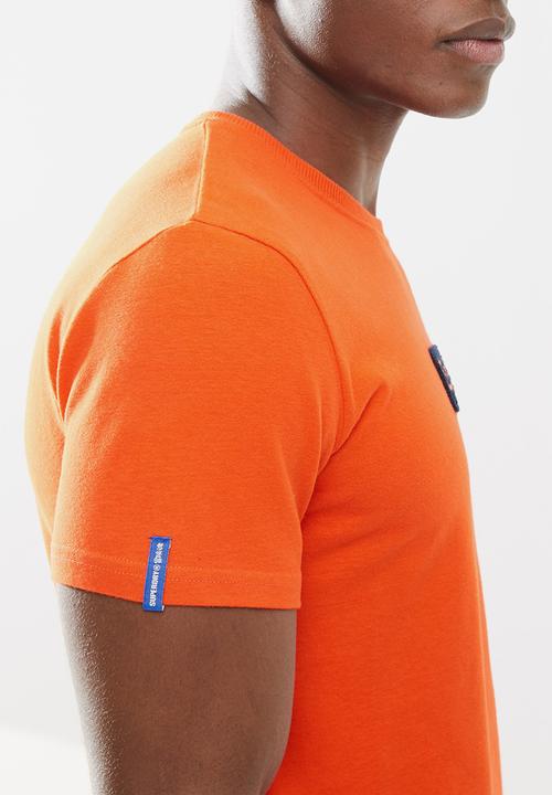Superdry. - Cl workwear tee - volcanic lava orange