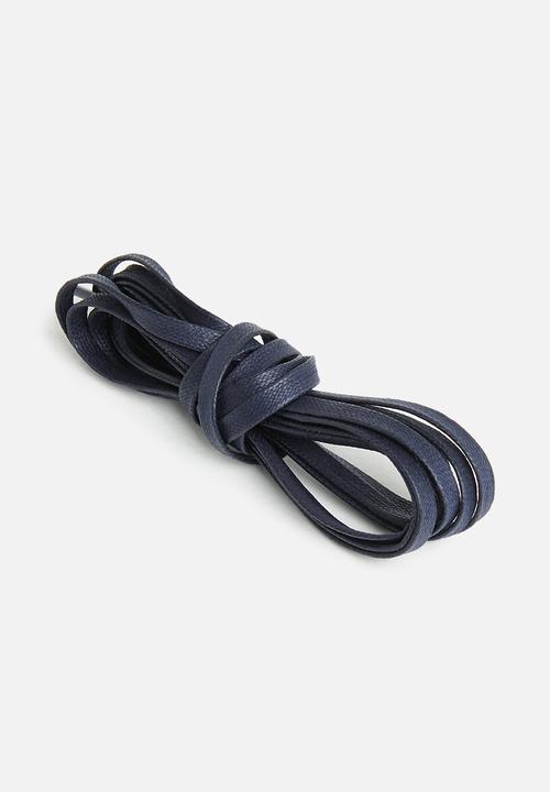 Binder - Waxed shoe laces 160cm - navy