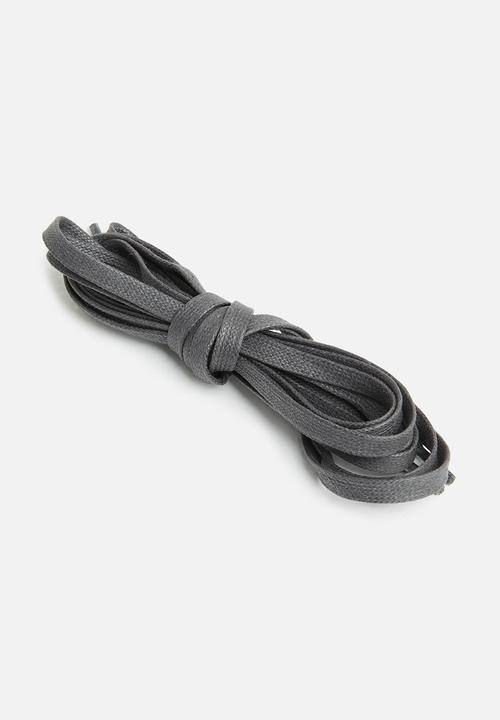 Binder - Waxed shoe laces 160cm - grey