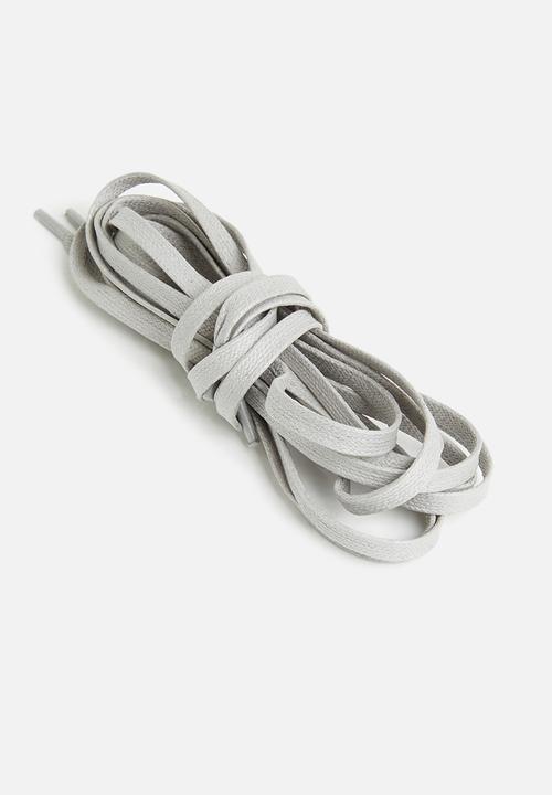 Binder - Waxed shoe laces 160cm - light grey