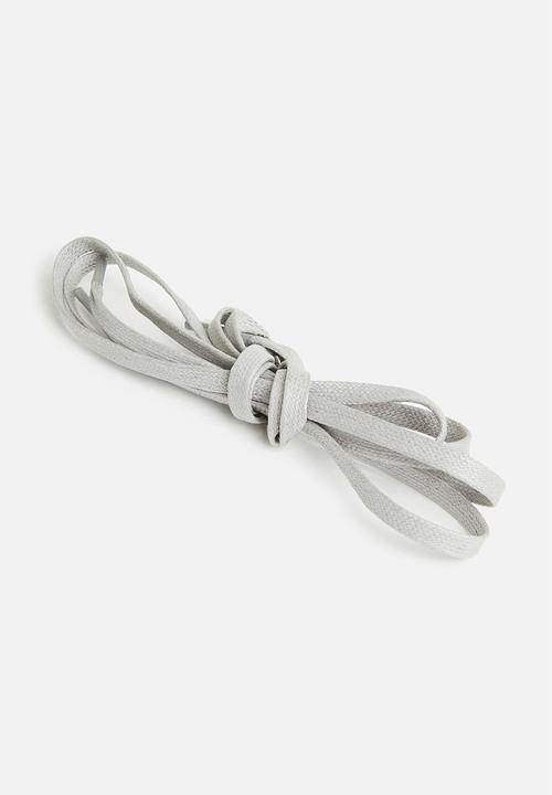 Binder - Waxed shoe laces 80cm - grey