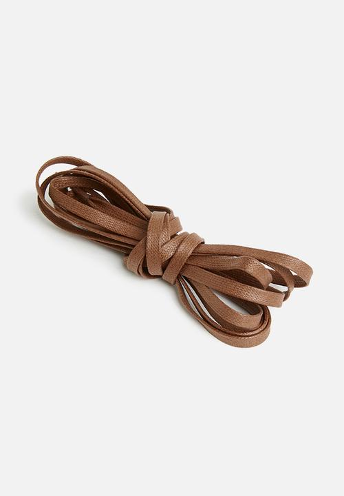 Binder - Waxed shoe laces 80cm - brown