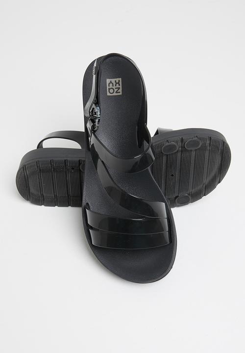 Zaxy - Freeze sand plat fem - black