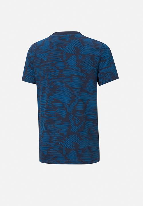 PUMA - Active sport aop tee b - navy