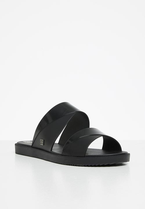 Zaxy - Shake slide fem - black