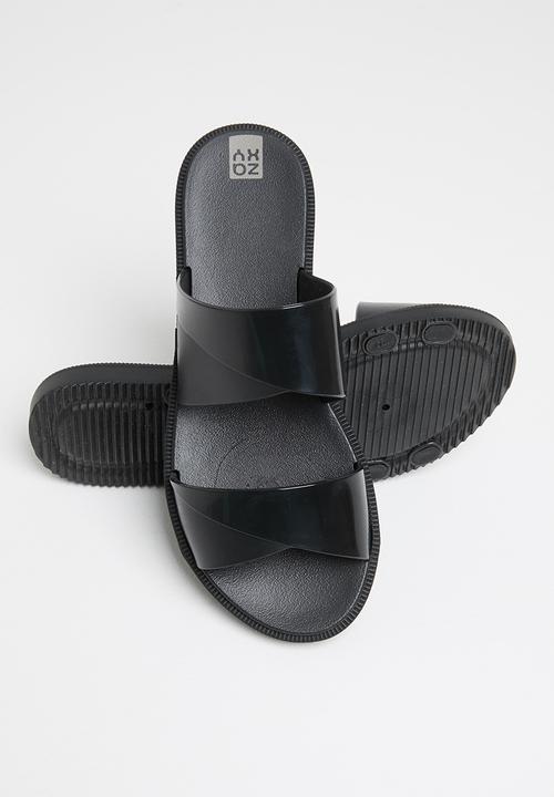 Zaxy - Shake slide fem - black