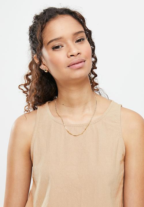 dailyfriday - Vest & cullote set - stone