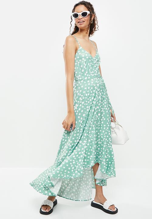 dailyfriday - Button down midi dress - green