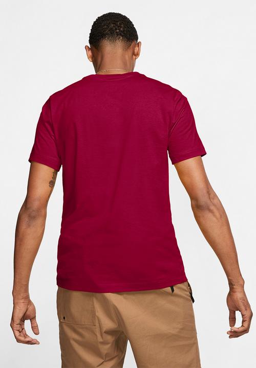 Nike - NSW Club Tee - pomegranate/white
