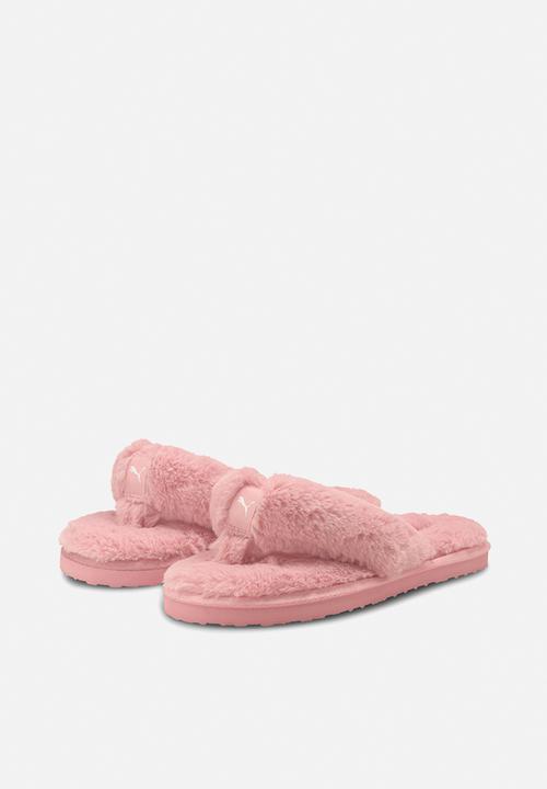 PUMA - Fluff flip - lotus-puma white