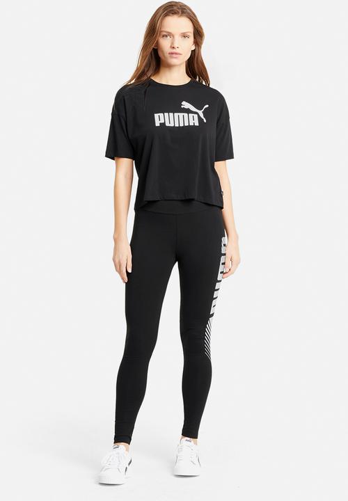 PUMA - Ss graphic leggings - black