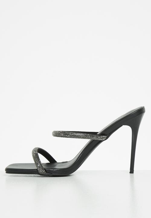 MILLA - Julie slingback heel - black