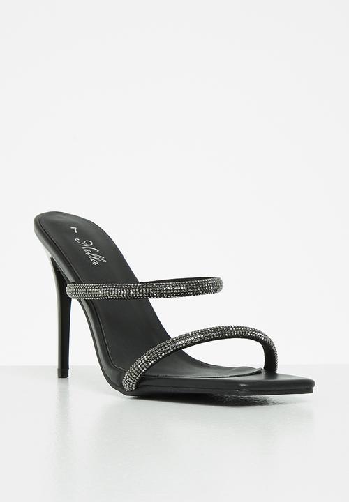 MILLA - Julie slingback heel - black