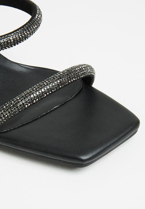 MILLA - Julie slingback heel - black
