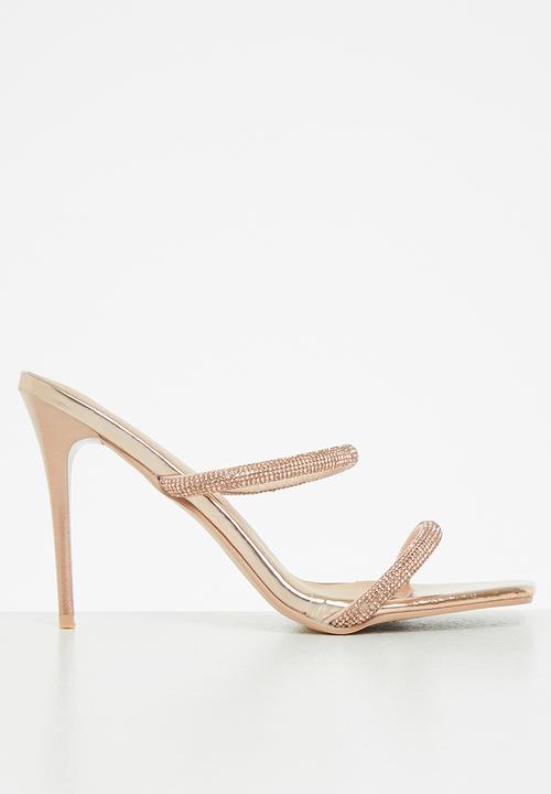 MILLA - Julie slingback heel - rose gold