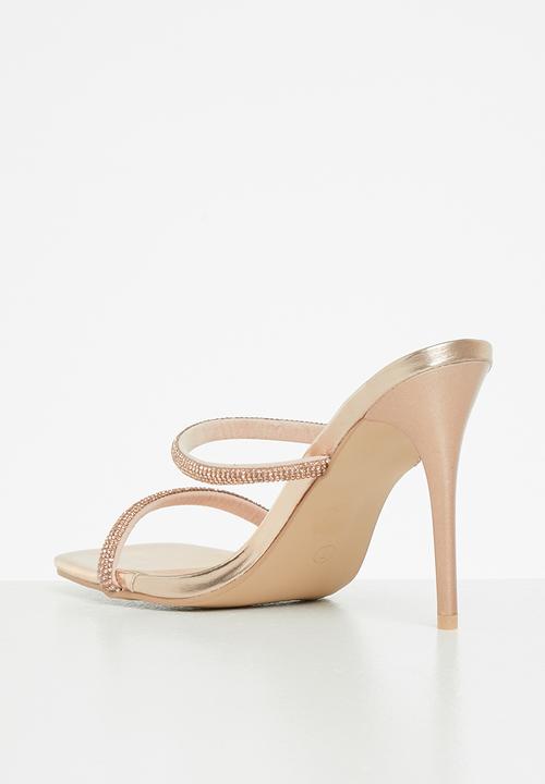 MILLA - Julie slingback heel - rose gold