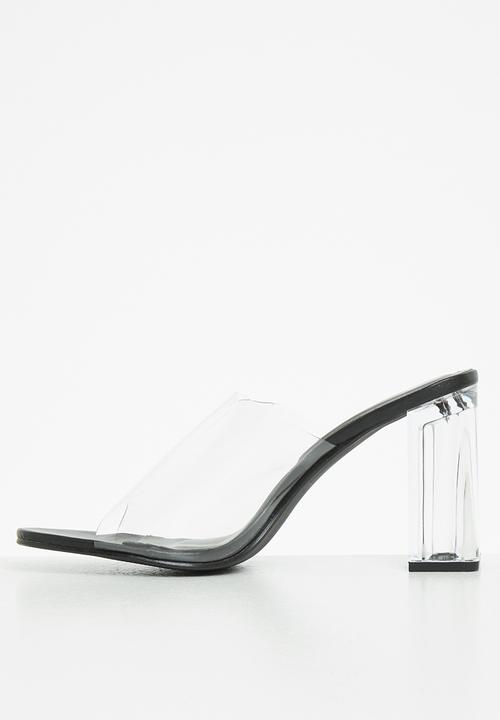 MILLA - Sparkle mule - black