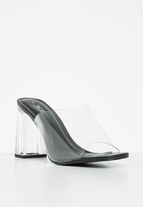 MILLA - Sparkle mule - black